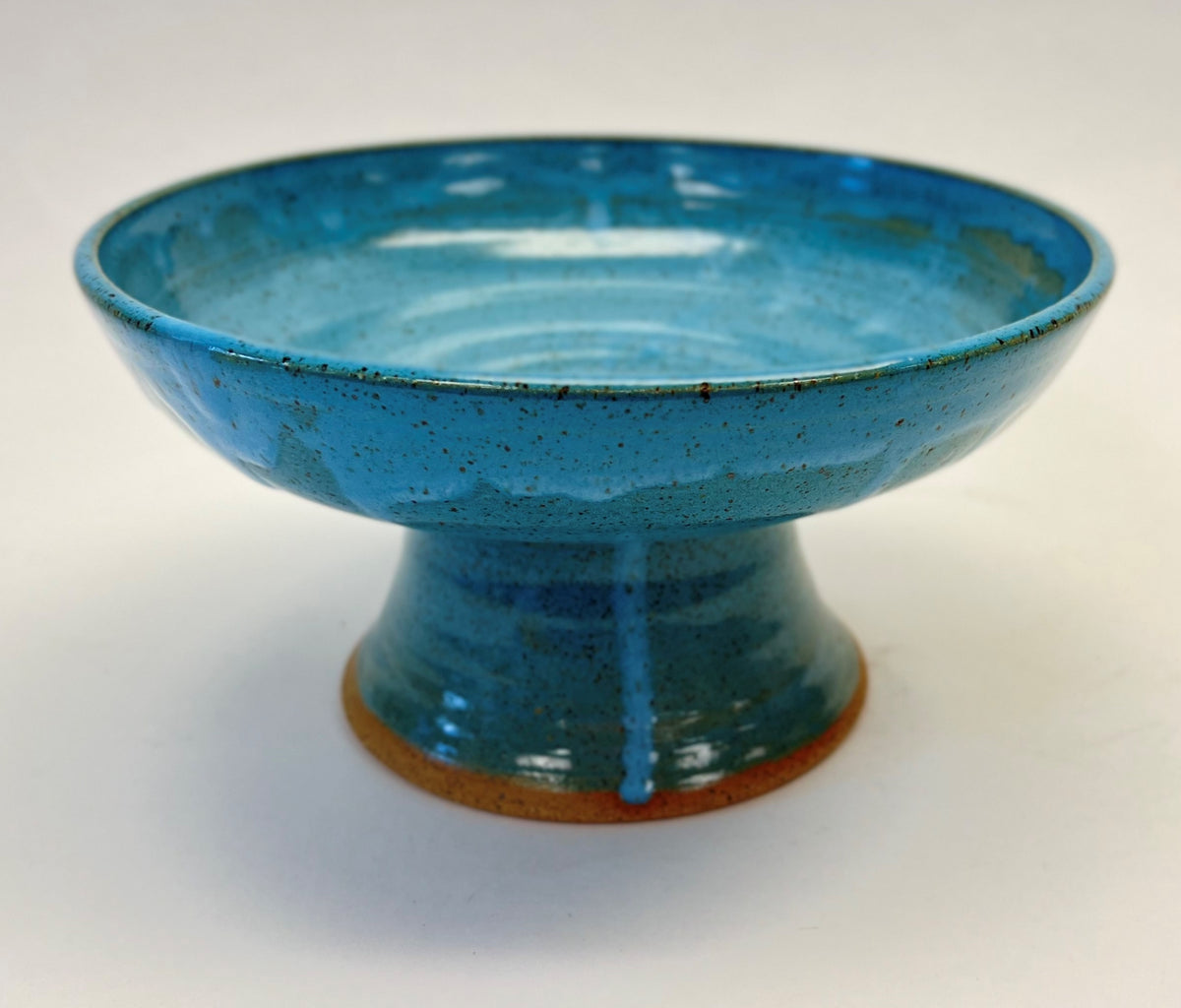 Turquoise Platter, Wax Resist Glaze – Willowood Pottery