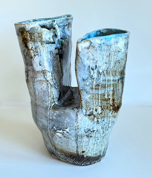 Large Two-sided Organic Vase