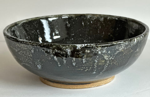 Dramatic Large Black Bowl
