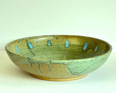 Low Bowl in Spearmint Glaze