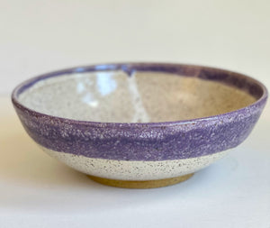 Everyday Bowl White & Purple